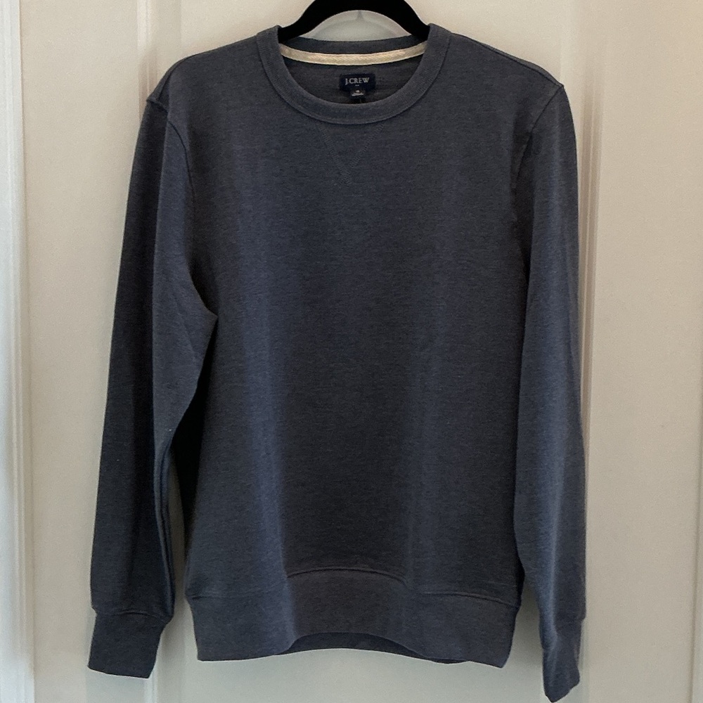 J. Crew Men's Charcoal Crewneck Sweater/Sweatshirt